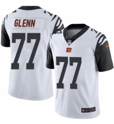 Youth Nike Cincinnati Bengals #77 Cordy Glenn Limited White Rush Vapor Untouchable NFL Jersey