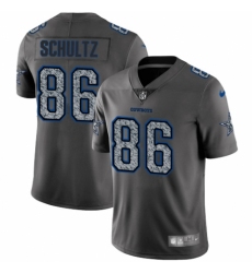 Youth Nike Dallas Cowboys #86 Dalton Schultz Gray Static Vapor Untouchable Limited NFL Jersey