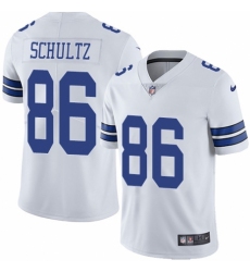 Youth Nike Dallas Cowboys #86 Dalton Schultz White Vapor Untouchable Limited Player NFL Jersey