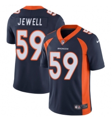 Men's Nike Denver Broncos #59 Josey Jewell Navy Blue Alternate Vapor Untouchable Limited Player NFL Jersey