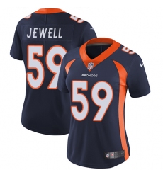 Women's Nike Denver Broncos #59 Josey Jewell Navy Blue Alternate Vapor Untouchable Limited Player NFL Jersey