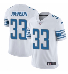 Youth Nike Detroit Lions #33 Kerryon Johnson White Vapor Untouchable Limited Player NFL Jersey
