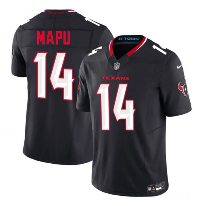 Men's Houston Texans #14 Marte Mapu Navy 2nd Alternate 2026 F.U.S.E. Vapor Limited Football Stitched Jersey