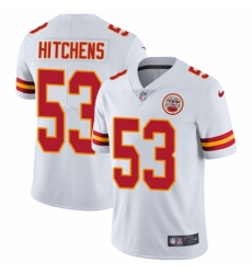 Youth Nike Kansas City Chiefs #53 Anthony Hitchens White Vapor Untouchable Limited Player NFL Jersey