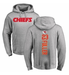 NFL Nike Kansas City Chiefs #23 Kendall Fuller Ash Backer Pullover Hoodie