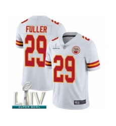 Youth Kansas City Chiefs #29 Kendall Fuller White Vapor Untouchable Limited Player Super Bowl LIV Bound Football Jersey