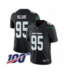 Men's New York Jets #97 Nathan Shepherd White Vapor Untouchable Limited Player 100th Season Football Jersey