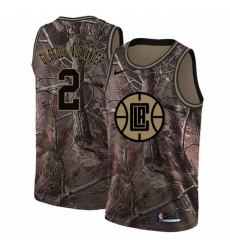 Men's Nike Los Angeles Clippers #2 Shai Gilgeous-Alexander Swingman Camo Realtree Collection NBA Jersey