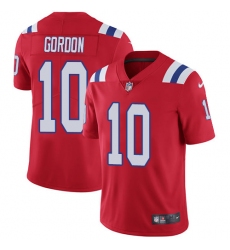 Youth Nike New England Patriots #10 Josh Gordon Red Alternate Vapor Untouchable Limited Player NFL Jersey
