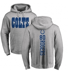 NFL Nike Indianapolis Colts #80 Chester Rogers Ash Backer Pullover Hoodie
