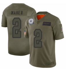 Women's Dallas Cowboys #2 Brett Maher Limited Camo 2019 Salute to Service Football Jersey