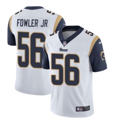 Men's Nike Los Angeles Rams #56 Dante Fowler Jr White Vapor Untouchable Limited Player NFL Jersey