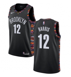 Women's Nike Brooklyn Nets #12 Joe Harris Swingman Black NBA Jersey - 2018 19 City Edition