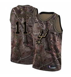 Men's Nike San Antonio Spurs #11 Bryn Forbes Swingman Camo Realtree Collection NBA Jersey