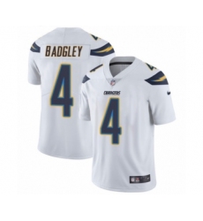 Youth Nike Los Angeles Chargers #4 Michael Badgley White Vapor Untouchable Limited Player NFL Jersey