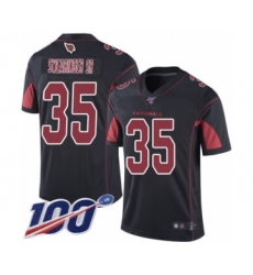 Men's Arizona Cardinals #35 D.J. Swearinger SR Limited Black Rush Vapor Untouchable 100th Season Football Jersey
