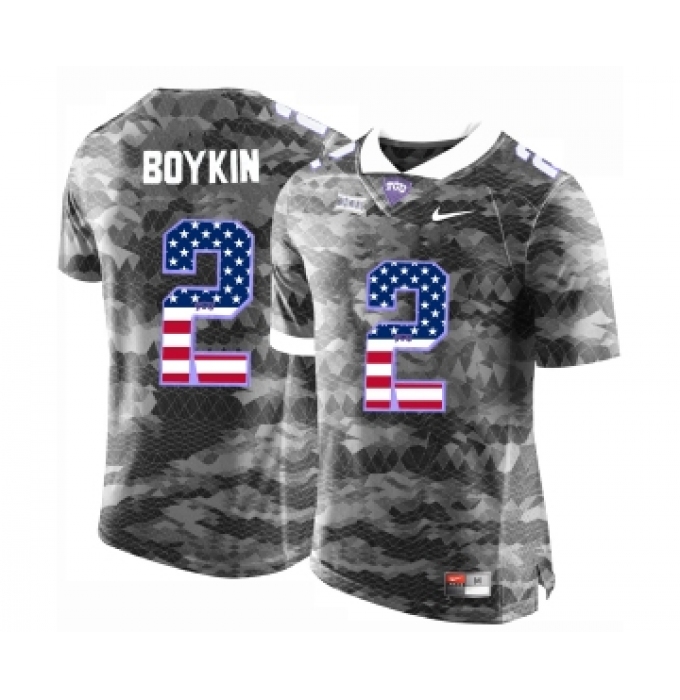 TCU Horned Frogs 2 Trevone Boykin Gray College Football Limited Jersey