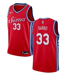 Men's Nike Philadelphia 76ers #33 Tobias Harris Red NBA Swingman Statement Edition Jersey