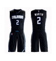 Men's Orlando Magic #2 Jarell Martin Swingman Black Basketball Suit Jersey Statement Edition