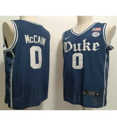 Men's Duke Blue Devils #0 Jared McCAIN Navy College Basketball Jersey