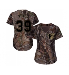 Women's Baltimore Orioles #39 Renato Nunez Authentic Camo Realtree Collection Flex Base Baseball Jersey