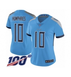 Women's Tennessee Titans #10 Adam Humphries Light Blue Alternate Vapor Untouchable Limited Player 100th Season Football Jersey