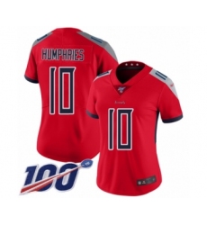 Women's Tennessee Titans #10 Adam Humphries Limited Red Inverted Legend 100th Season Football Jersey