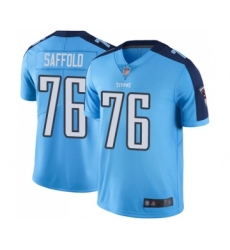 Men's Tennessee Titans #76 Rodger Saffold Limited Light Blue Rush Vapor Untouchable Football Jersey