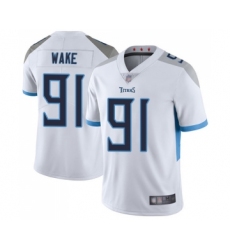 Men's Tennessee Titans #91 Cameron Wake White Vapor Untouchable Limited Player Football Jersey
