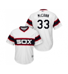 Youth Chicago White Sox #33 James McCann Replica White 2013 Alternate Home Cool Base Baseball Jersey