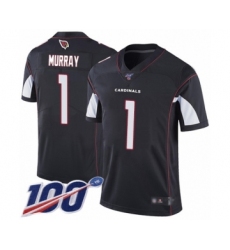 Men's Arizona Cardinals #1 Kyler Murray Black Alternate Vapor Untouchable Limited Player 100th Season Football Jersey