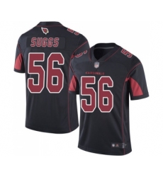 Men's Arizona Cardinals #56 Terrell Suggs Limited Black Rush Vapor Untouchable Football Jersey