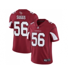Youth Arizona Cardinals #56 Terrell Suggs Red Team Color Vapor Untouchable Limited Player Football Jersey
