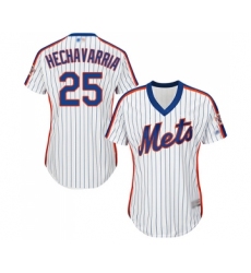 Women's New York Mets #25 Adeiny Hechavarria Authentic White Alternate Cool Base Baseball Jersey
