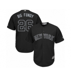 Men's New York Yankees #26 DJ LeMahieu  Big Fundy  Authentic Black 2019 Players Weekend Baseball Jersey