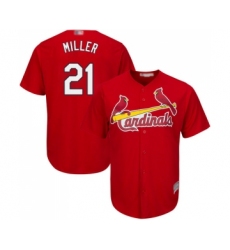 Youth St. Louis Cardinals #21 Andrew Miller Replica Red Alternate Cool Base Baseball Jersey