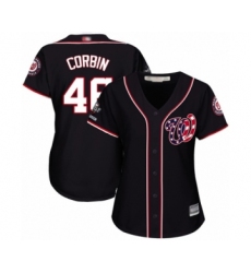 Women's Washington Nationals #46 Patrick Corbin Authentic Navy Blue Alternate 2 Cool Base 2019 World Series Champions Baseball Jersey