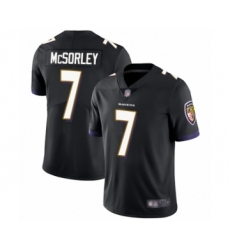 Youth Baltimore Ravens #7 Trace McSorley Black Alternate Vapor Untouchable Limited Player Football Jersey