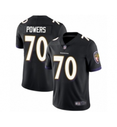 Youth Baltimore Ravens #70 Ben Powers Black Alternate Vapor Untouchable Limited Player Football Jersey
