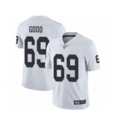Men's Oakland Raiders #69 Denzelle Good White Vapor Untouchable Limited Player Football Jersey