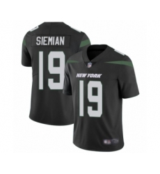 Youth New York Jets #19 Trevor Siemian Black Alternate Vapor Untouchable Limited Player Football Jersey