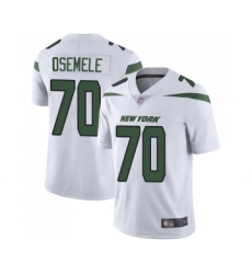 Men's New York Jets #70 Kelechi Osemele White Vapor Untouchable Limited Player Football Jersey