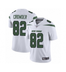 Men's New York Jets #82 Jamison Crowder White Vapor Untouchable Limited Player Football Jersey