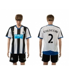 Newcastle #2 COLOCCINI Home Soccer Club Jersey