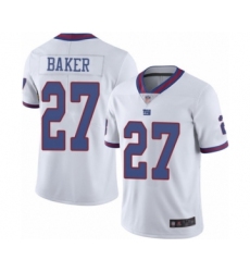 Men's New York Giants #27 Deandre Baker Limited White Rush Vapor Untouchable Football Jersey