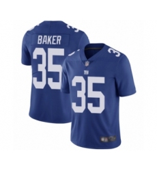 Youth New York Giants #35 Deandre Baker Royal Blue Team Color Vapor Untouchable Limited Player Football Jersey
