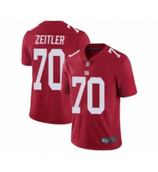 Youth New York Giants #70 Kevin Zeitler Red Alternate Vapor Untouchable Limited Player Football Jersey