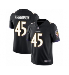 Men's Baltimore Ravens #45 Jaylon Ferguson Black Alternate Vapor Untouchable Limited Player Football Jersey
