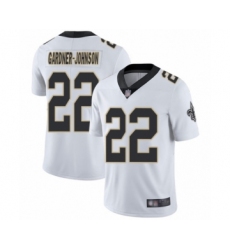Youth New Orleans Saints #22 Chauncey Gardner-Johnson White Vapor Untouchable Limited Player Football Jersey