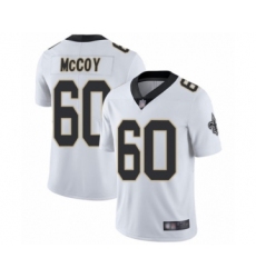 Men's New Orleans Saints #60 Erik McCoy White Vapor Untouchable Limited Player Football Jersey